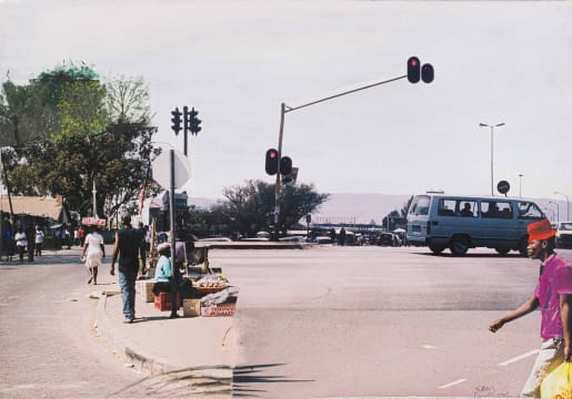 Sam Nhlengethwa; Traffic Light
