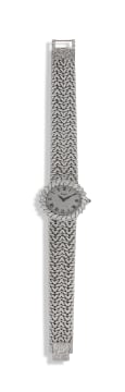 Piaget; Lady's 18ct white gold and diamond-set Piaget wristwatch, Ref 932