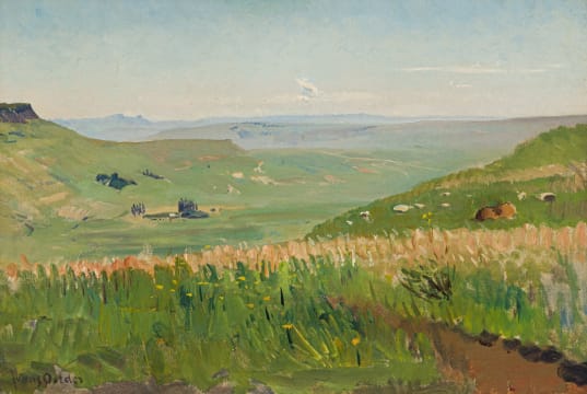 Frans Oerder; Valley Landscape