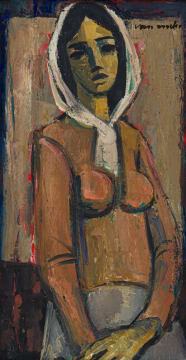 Maurice van Essche; Portrait of a Woman