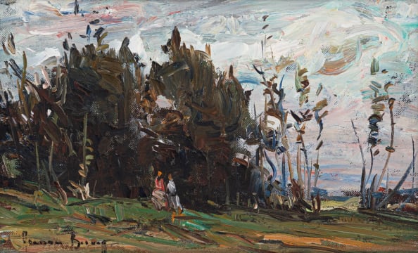 Adriaan Boshoff; Landscape with Trees