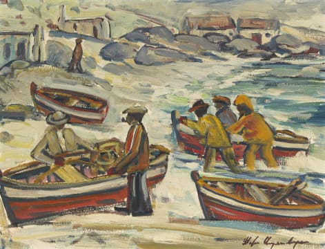 Stefan Ampenberger; Returning Fishermen