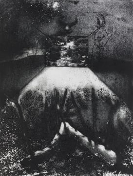 John (JFC) Clarke; Black & White Abstract
