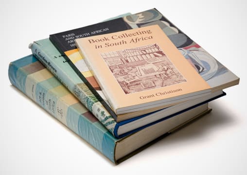 Esme Berman, A Gordon-Brown, Lucy Alexander, Emma Bedford, Evelyn Cohen and Grant Christison; Art & Artists of South Africa, Pictorial Africana, Paris & SA Artists 1850-1965, Book Collecting in South Africa, four