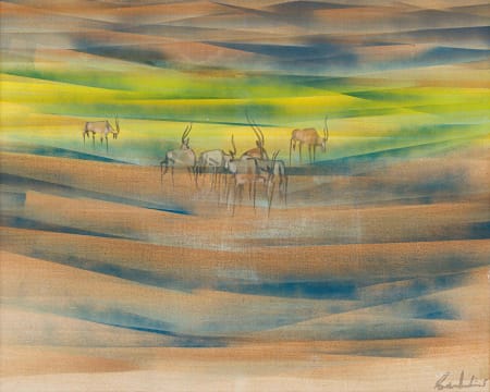 Gordon Vorster; Antelope in Landscape