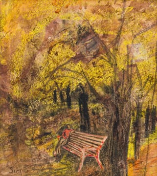 Penny Siopis; Garden Bench