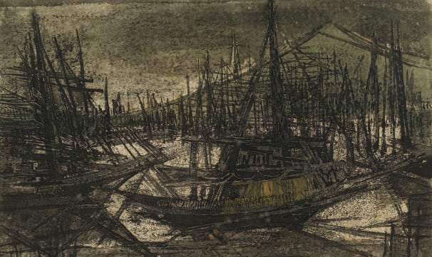 Suzanne Runacher; Harbour Scene