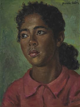 Alfred Neville Lewis; Portrait of a Young Girl