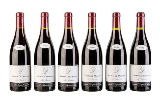 Lucie et Auguste Lignier; Chambolle-Musigny Les Bussières & Gevrey-Chambertin Les Seuvrées; 2005; 6 (2 x 3); 750ml