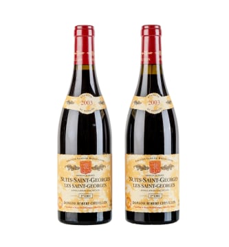 Robert Chevillon; Nuits-Saint-Georges Les Saint-Georges 1er Cru; 2003; 2 (1 x 2); 750ml