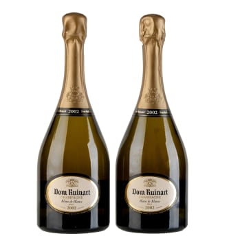 Dom Ruinart; Blanc de Blancs Brut; 2002; 2 (1 x 2); 750ml