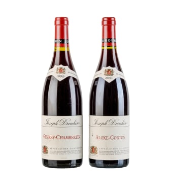 Joseph Drouhin; Aloxe-Corton & Gevrey-Chambertin; 2001 & 1999; 2 (1 x 2); 750ml