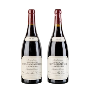 Méo-Camuzet; Nuits-Saint-Georges 1er Cru Aux Murgers & Vosne-Romanée 1er Cru Les Chaumes; 2002; 2 (1 x 2); 750ml