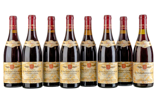 Robert Chevillon; Collection; 2001 & 2002; 8 (8 x 1); 750ml