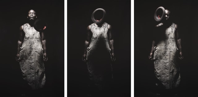 Mohau Modisakeng; Qhatha, triptych