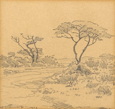 Jacob Hendrik Pierneef; Bushveld Landscape