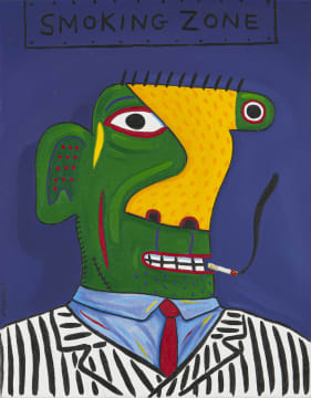 Norman Catherine; Smoking Zone (Yellow Nose)