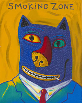 Norman Catherine; Smoking Zone (Cat)