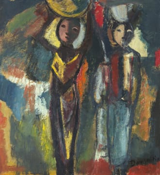 Pranas Domsaitis; Two Water Carriers