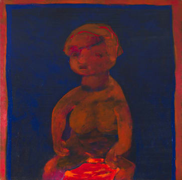 Robert Hodgins; Girl on a Bright Cushion