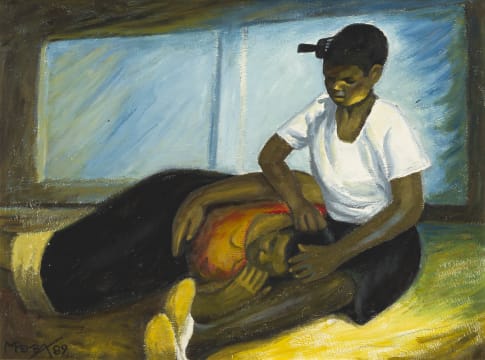 George Milwa Mnyaluza Pemba; Hairdo