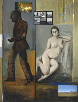 Simon Stone; Seated Nude