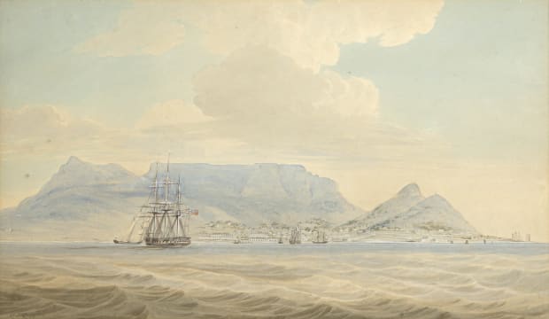 William John Huggins; Shipping in Table Bay