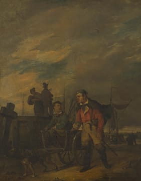 Circle of William Shayer; The Dog Cart