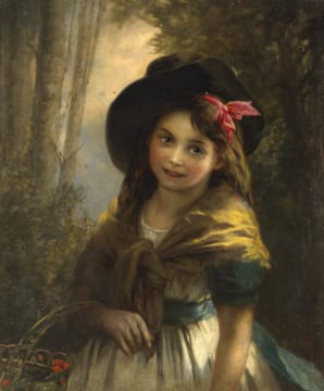 British School, 19th Century; Going to Market