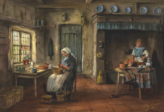 Tinus de Jongh; Kitchen Interior