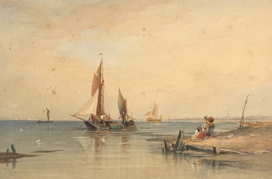 Thomas Sewell Robins; Figures and Boats