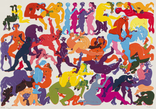 Walter Battiss; Orgy 5