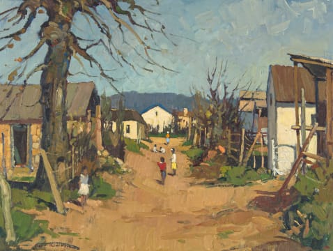 Piet van Heerden; Street Scene