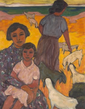 Marena (Kaffie) Pretorius; Women and Goats