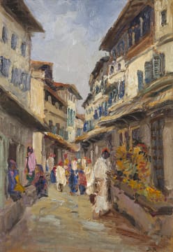 Hugo Naudé; Fruit Stall, Zanzibar