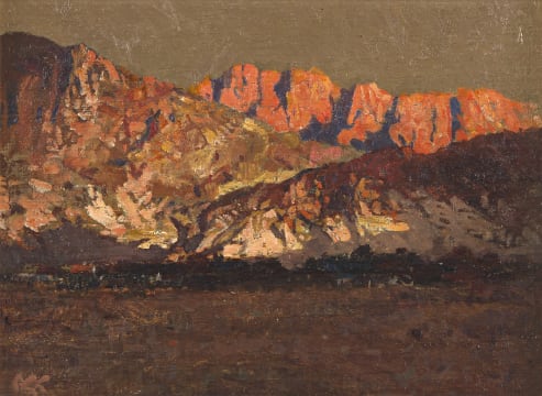 Robert Gwelo Goodman; A study for Usakos Mountain, South West Africa