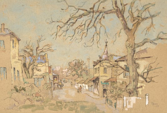 Gregoire Boonzaier; My Studio, Durban Road, Wynberg