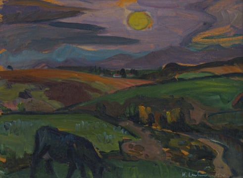 Maggie Laubser; Landscape with Cow