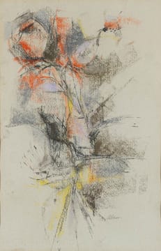 Lionel Abrams; Orange and Yellow Abstract