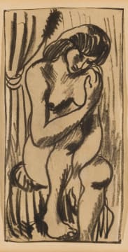 Wolf Kibel; Seated Nude