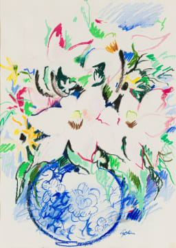 Aileen Lipkin; Flowers in a Vase