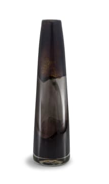 David Reade; Amethyst and Brown Vase