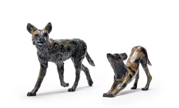 Donald Greig; Wild Dog Hunting; Wild Dog Stretching, two