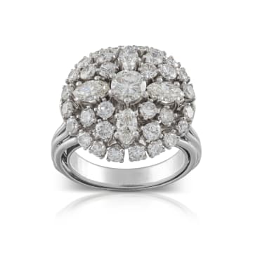 Diamond cluster ring