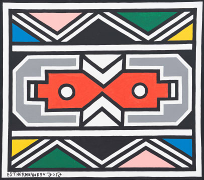 Ndebele Patterns by Esther Mahlangu | Strauss & Co
