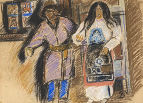 Pranas Domsaitis; Two Figures