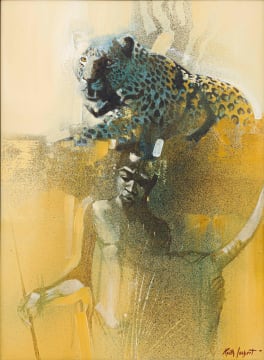 Keith Joubert; Herdboy in the Early Morning Sun