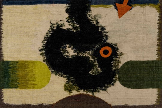 Douglas Portway; Tapestry in Green and Orange