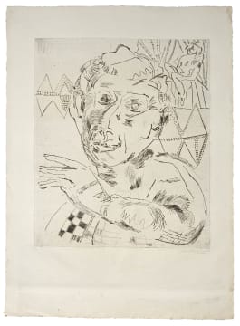 Albert Adams; Self-Portrait