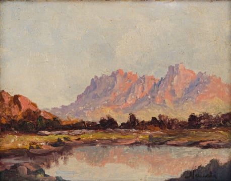 Hugo Naudé; Mountain and Lake